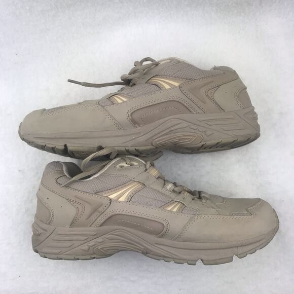 Vionic Womens Walker Taupe Mid-Top Lace-Up Sneaker Walking Shoes Size 9.5 (Wide) - Picture 9 of 10